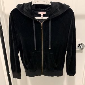 Signature Juicy Couture Velour Track Suit Jacket (Relaxed Fit)